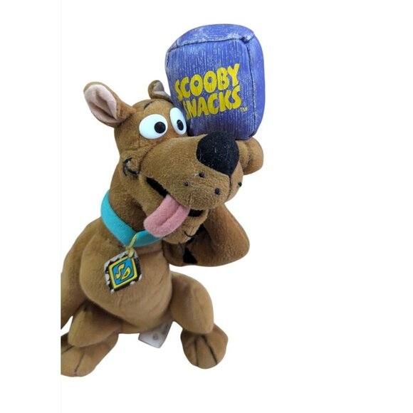 vintage Scooby-Doo Plush Toy Holding Scooby Snacks 11" Cartoon Network Collectib - Picture 3 of 8